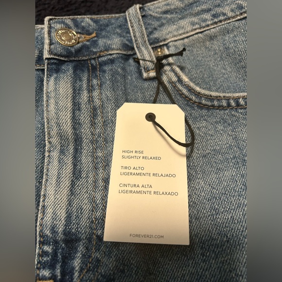 Forever 21 Retro High Rise Distressed Denim Shorts - Picture 5 of 11